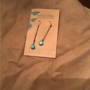 Turquoise Teardrop Earrings